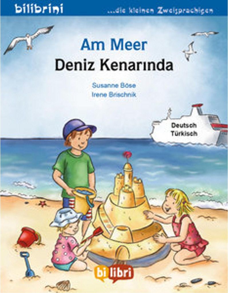 Am Meer. Kinderbuch Deutsch-Türkisch