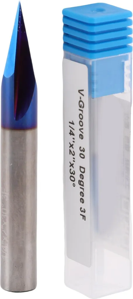 Fresa di Precisione a V 30° Carburo Nano-Blue - L'Elite dell'Intaglio