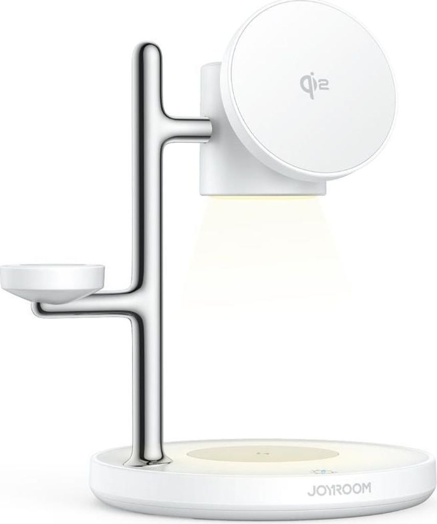 Joyroom Caricabatterie wireless Qi2 4 in 1 da tavolo - Immagine del prodotto 