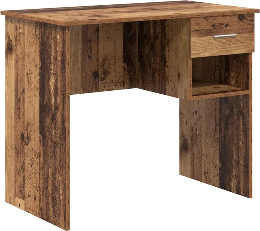 Offerta Scrivania SYFAX™ 90x49 Legno Vecchio Multistrato Vintage