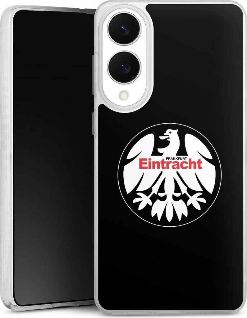 DeinDesign Handyhülle für Samsung Galaxy S25 Edge Silikon Hülle Case Smartphone Schutzhülle Eintracht Frankfurt Offizielles Lizenzprodukt SGE