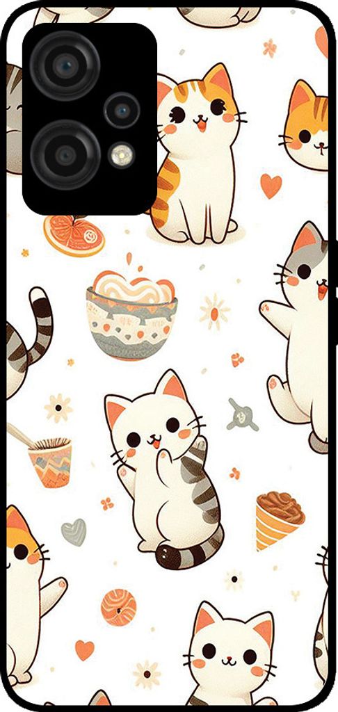 Smartphonica Telefon Fall geeignet für OnePlus Nord CE 2 Lite mit Katze drucken - TPU zurück Abdeckung Fall Katze Design