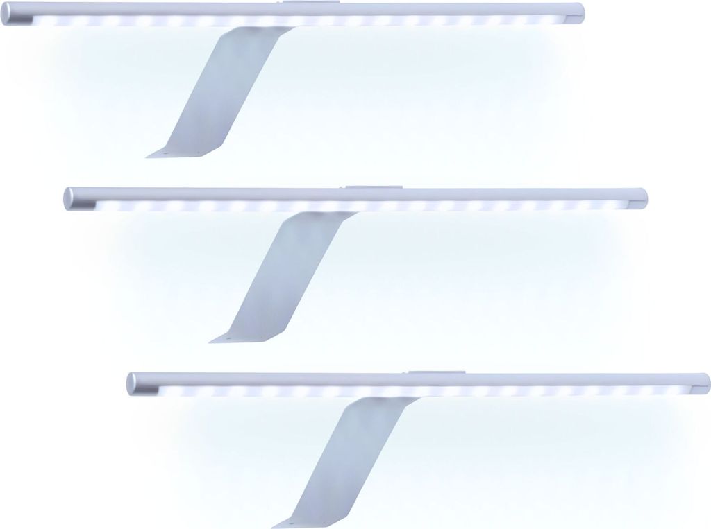 kalb | Runde LED Aufbauleuchten Schrankbeleuchtung 1-6er SET inkl. Netzteil mit/ohne Fußschalter