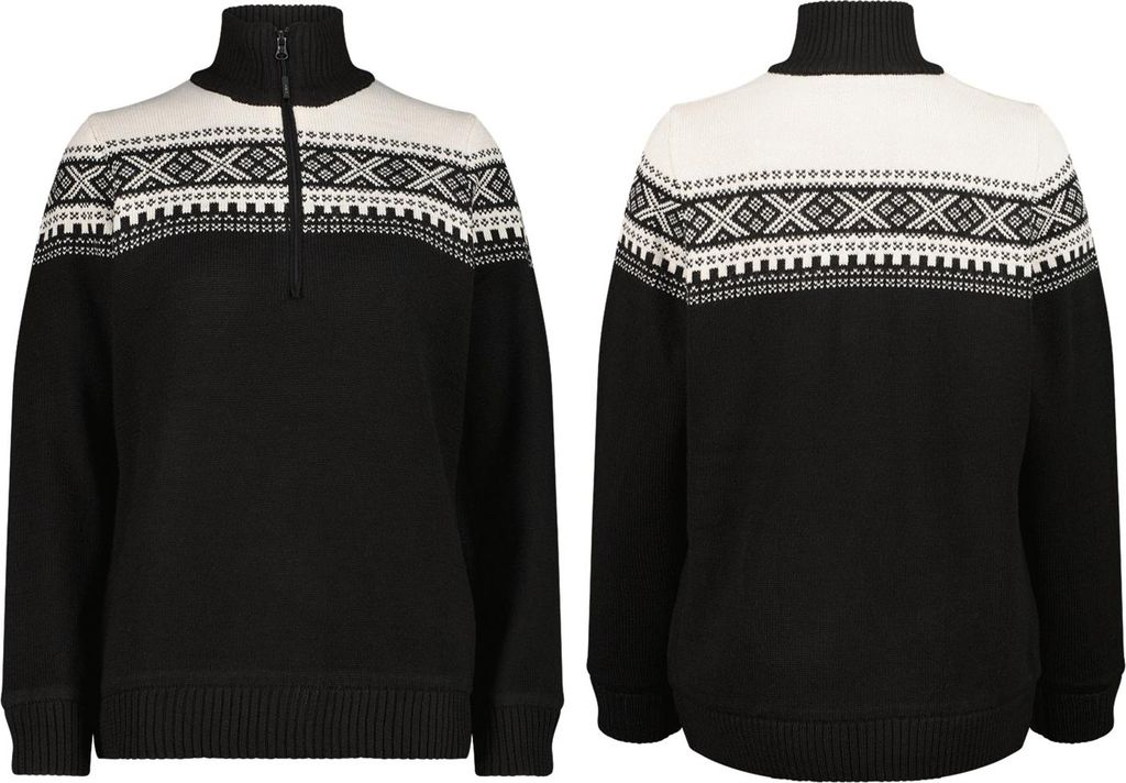 CMP Damen Pullover Woman Sweat Knitted WP mit Wind Protect Membrane : 44