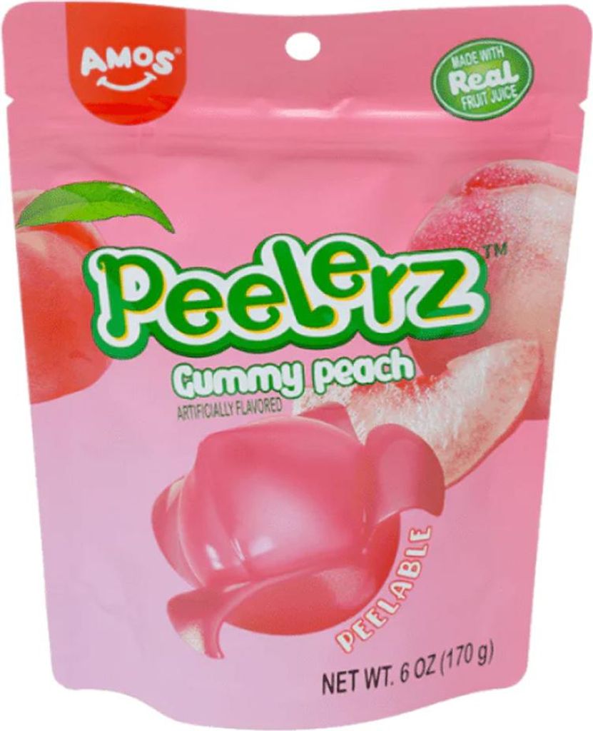 Amos Peelerz Gummy Peach 170g Produktbild 