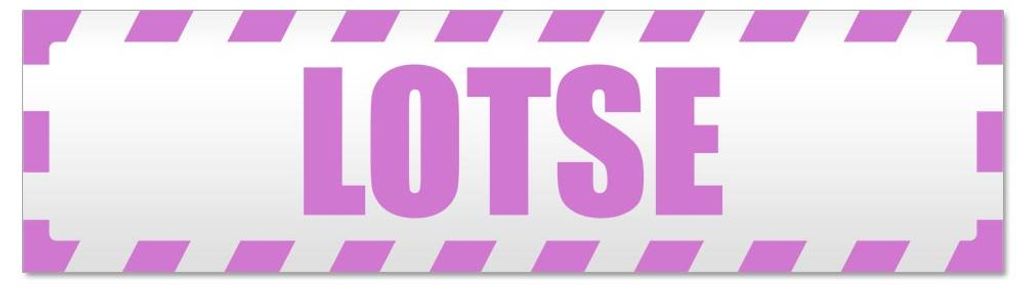 Kiwistar - Autoaufkleber - Flieder - 45 x 12 cm - Lotse gestreift - Hinweis Aufkleber Sticker für Auto, Kfz, Fahrrad, PKW, LKW