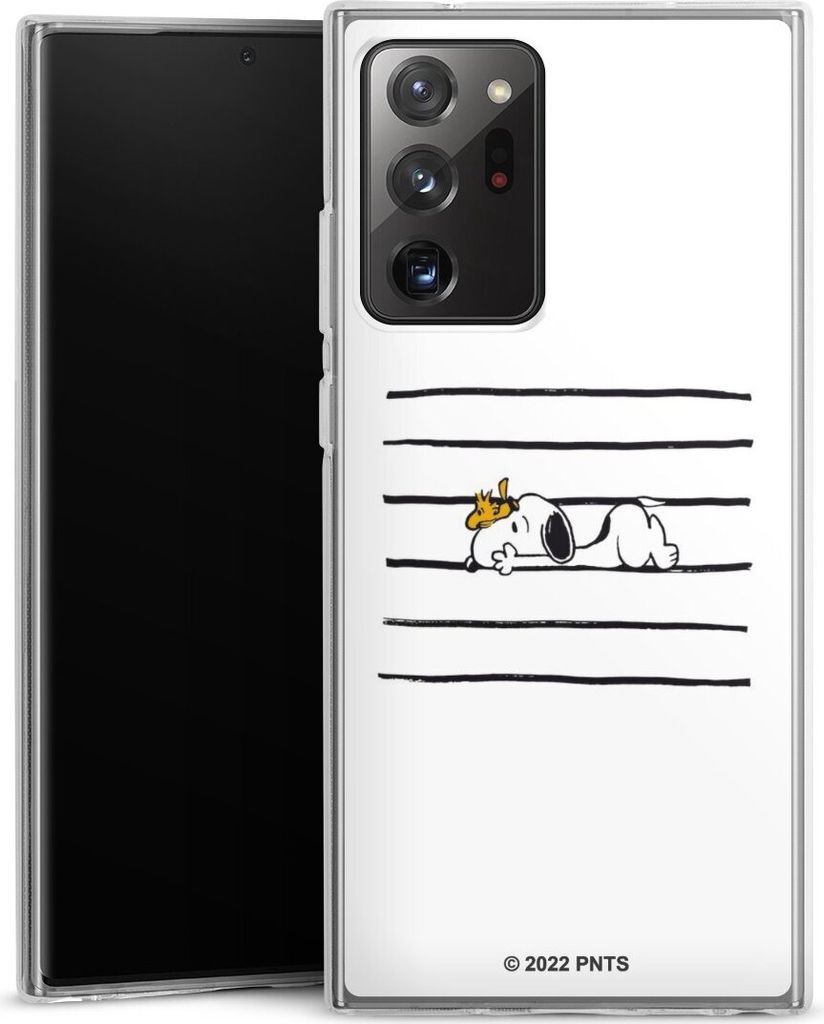 DeinDesign Handyhülle für Samsung Galaxy Note 20 Ultra Silikon Hülle Case Smartphone Schutzhülle Hund Peanuts Snoopy