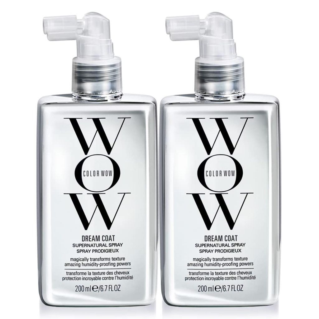 Anti Frizz Spray Glanzspray Wow Dream Coat Hair Hitzeschutz für Haare, 2x 200ml