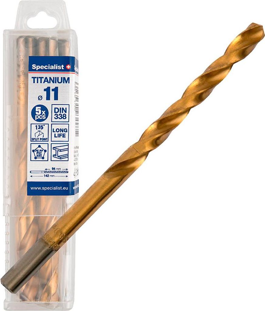 Specialist+ SPECIALIST+ drill bit TITAN, 11 mm, 5 pcs