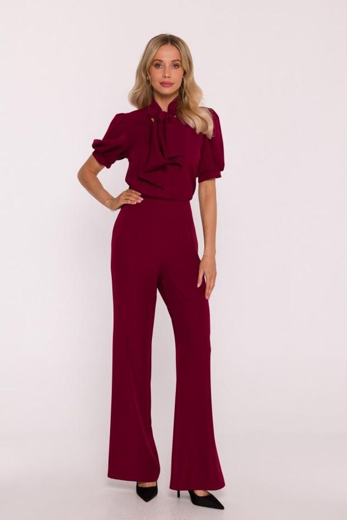 BeWear Jumpsuit für Frauen Hemiow S421 bordo L