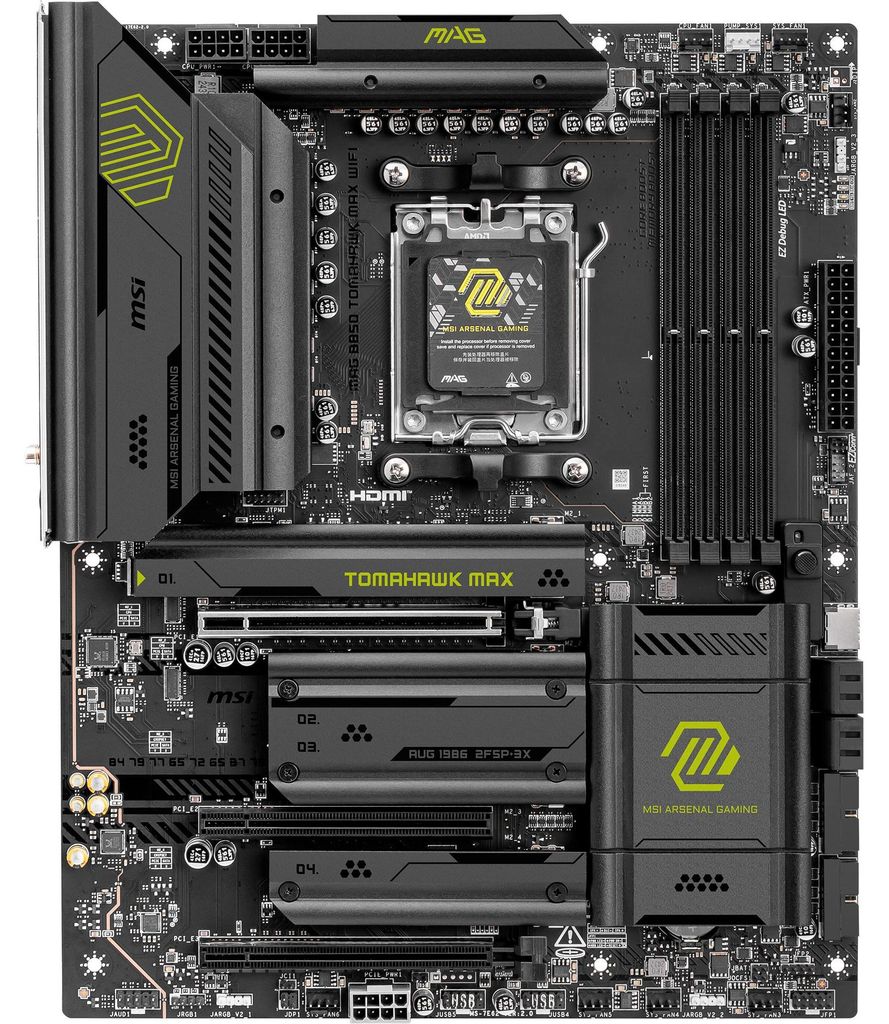 MSI MAG B850 Tomahawk Max WiFi 7E62-002R Formát: ATX, PCIe: Obrázok produktu 