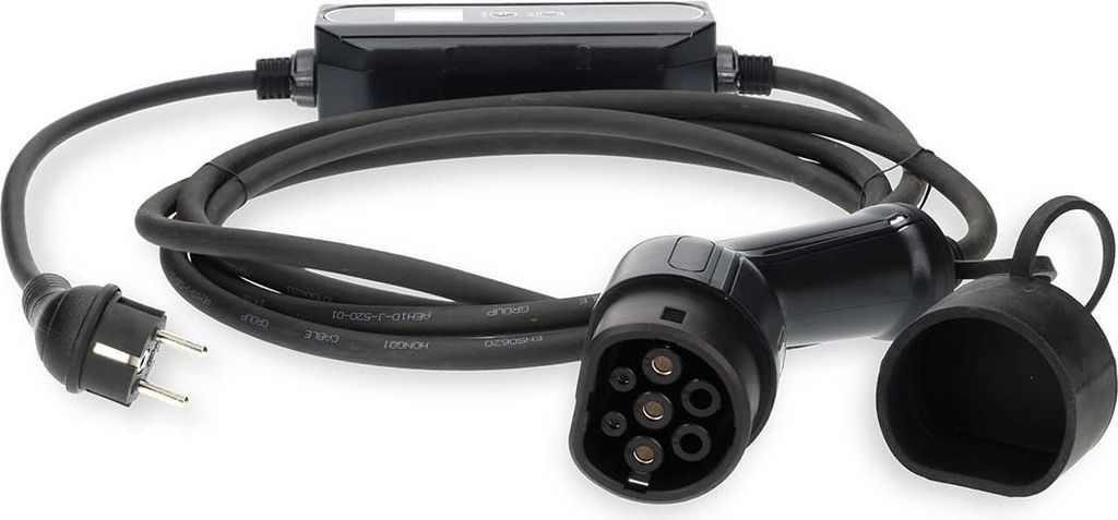 Nedis Tragbares Ladegerät für Elektrofahrzeuge - AT-N05V3V3-F 3G1.5 - 1380 / 2300 / 3680 W - 6.0 / 8.0 / 10.0 A / 13.0 / 16.0 A - 1 Phase - 5.00 ...