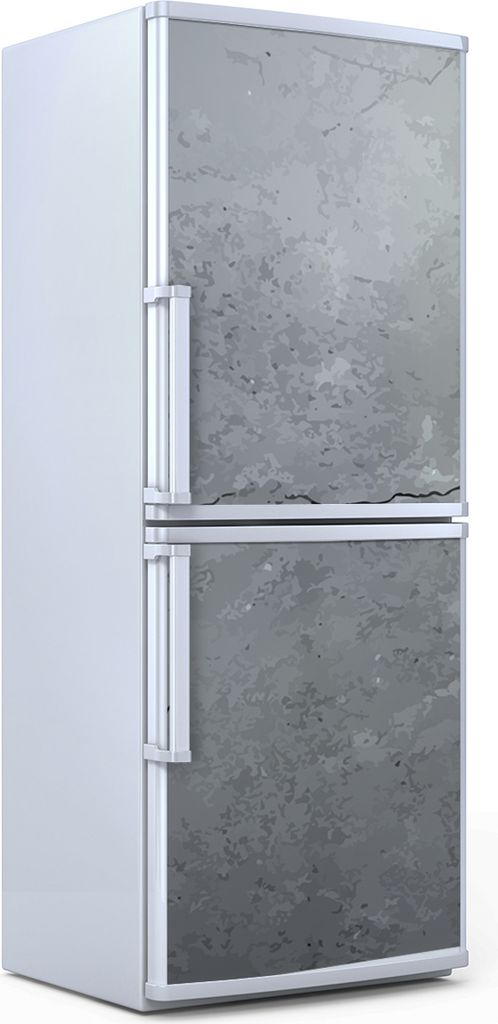 Kühlschrankdekoration 60x180 cm Aufkleber auf dem Kühlschrank - Beton Zement Textur