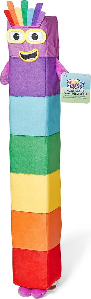 Apprendre les Chiffres Facilement avec la Peluche Numberblocks Sept Doux