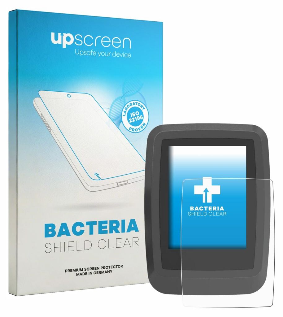 upscreen Schutzfolie für Ananda D16 TFT-Display Displayschutz Displayschutzfolie Folie Klar antibakteriell