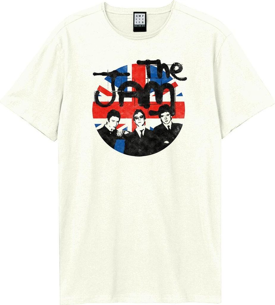 Amplified - "The Jam" T-Shirt für Herren/Damen Uni GD1085 (XXL) (Altweiß)