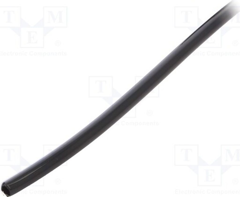 1x Pneumatikleitung schwarz : Druckluft TPE-U Serie: PAN 553913 Steckverbinder