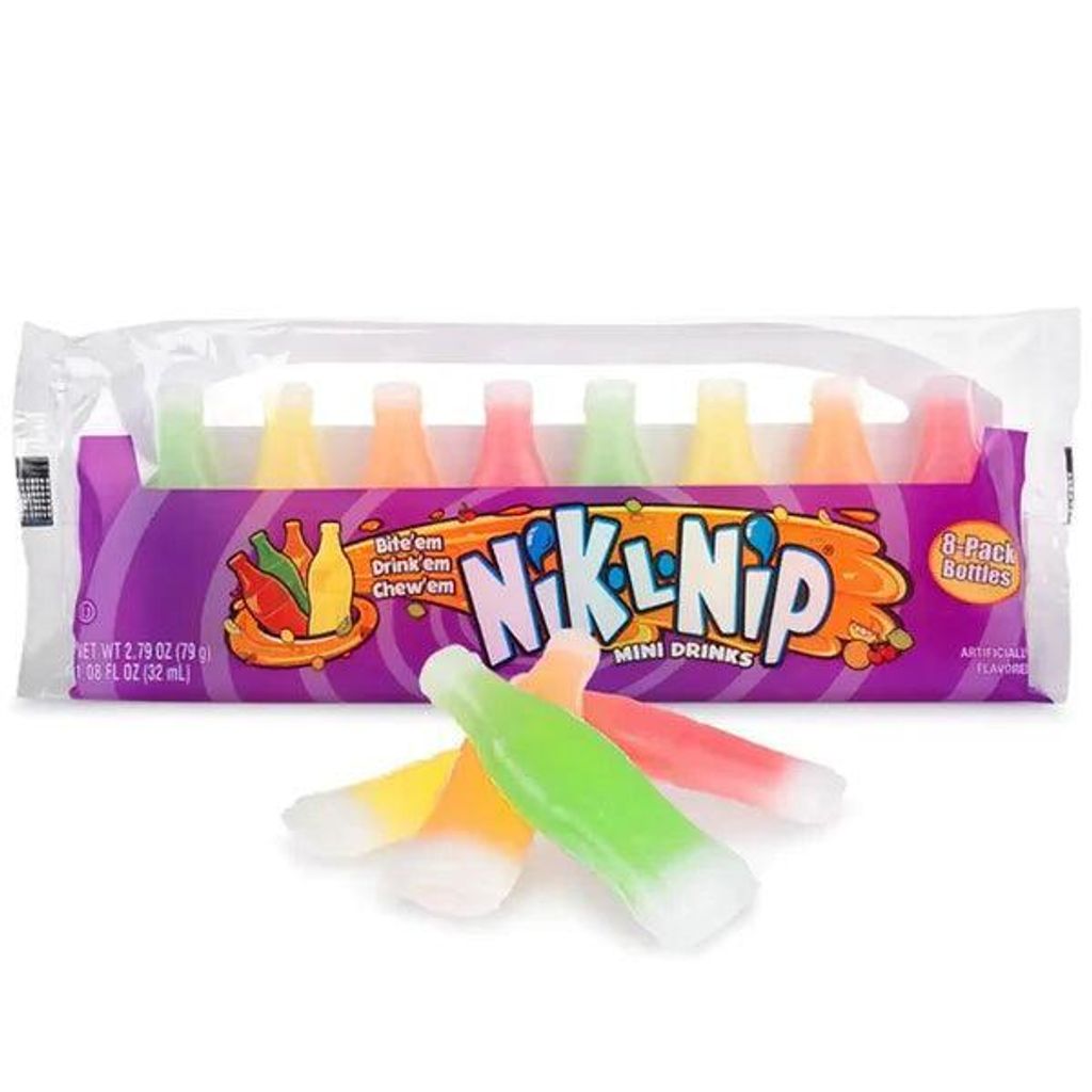 Nik-L-Nip Original Wax Candy Bottles 79g 32ml (8 Pack) Produktbild 