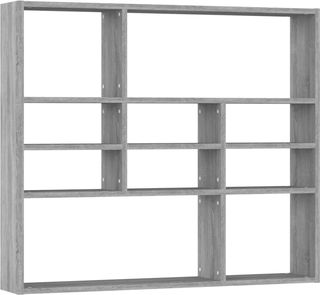 Mensola SYFAX Grigio Sonoma 90x16x78 cm | Mobile Salvaspazio Robusto