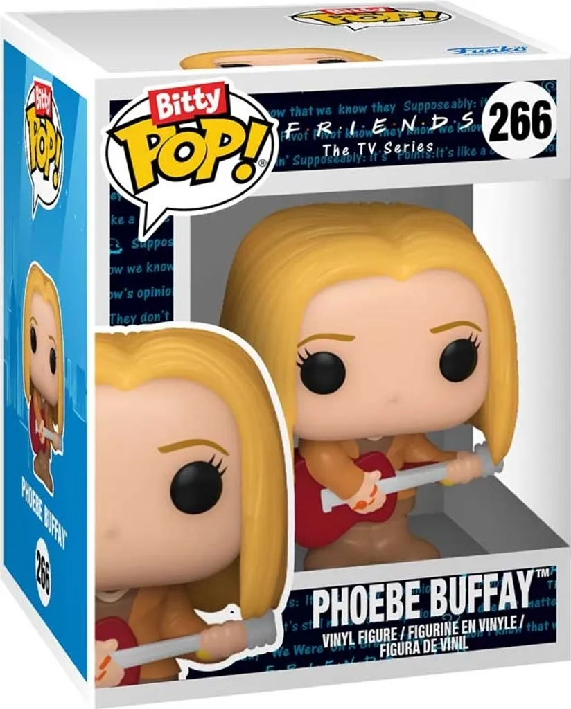 Mini Figurines Bitty Pop Friends Phoebe avec Boîtes Empilables de 2,5cm