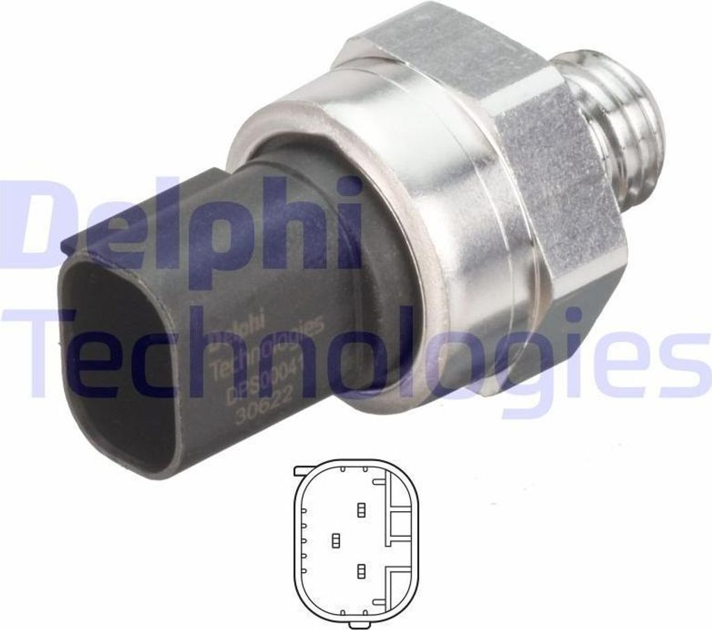 DELPHI DPS00041-12B1 Abgasdruck Differenzdrucksensor Produktbild 