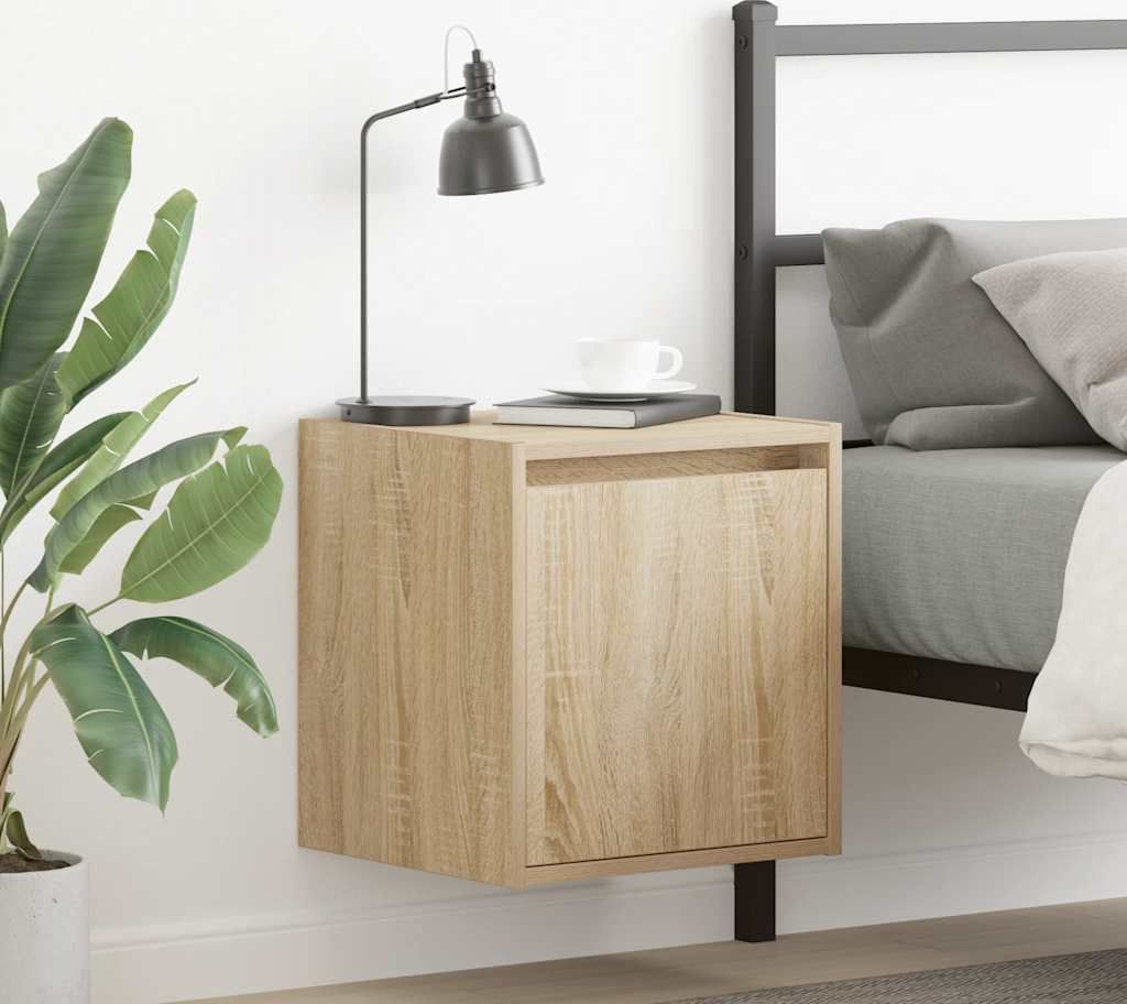 Maison Exclusive - Wand-Nachttisch Sonoma-Eiche 38x34x40 cm