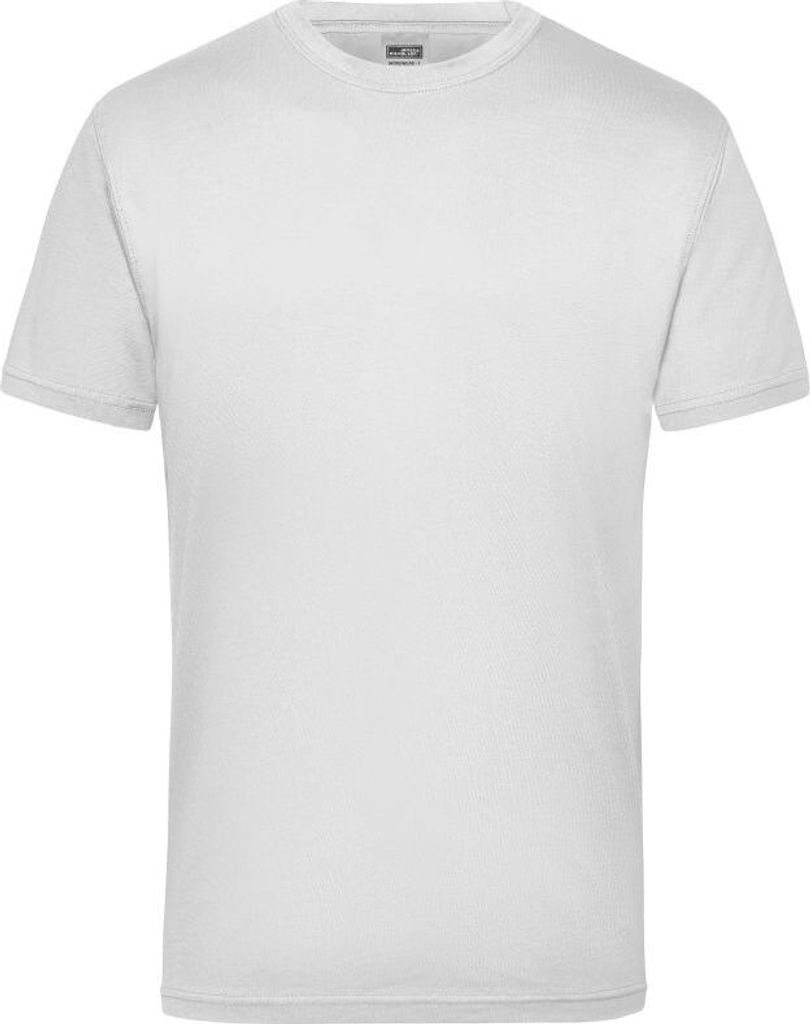 Strapazierfähiges klassisches T-Shirt white, Gr. 5XL