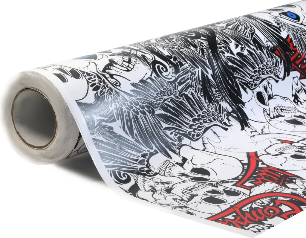 Stickerbomb TLK-038 Film d'Emballage 152x700cm pour Auto et Déco