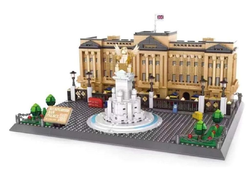 COIL Modellbausätze, Architekturmodell, Konstruktionsspielsteine, Spielbausteine, Kompatible Blöcke, Buckingham Palace in London, 1695 St.