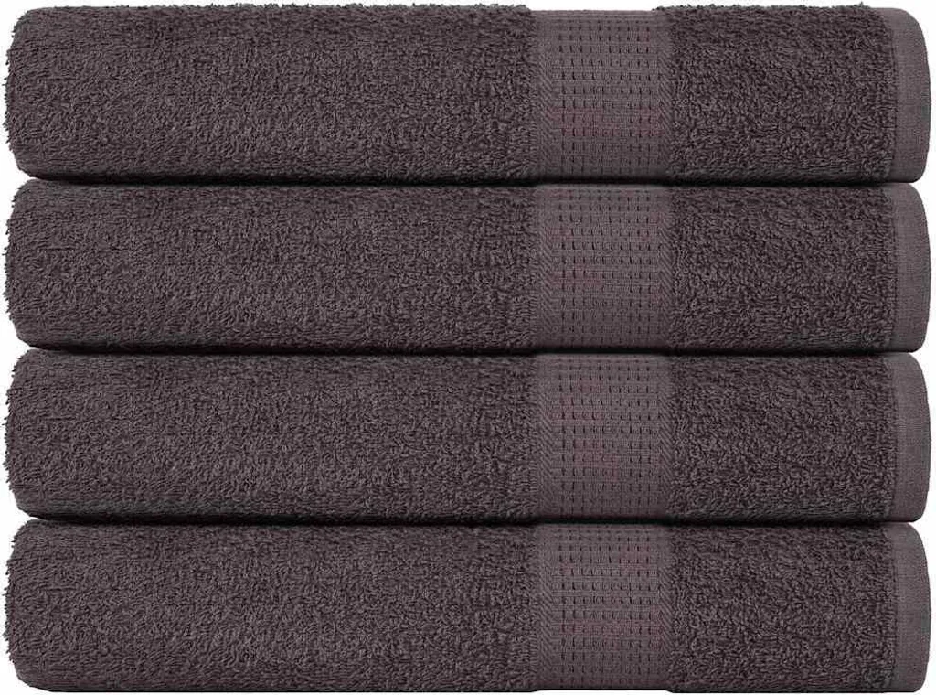Stock 4 Asciugamani Sauna Antracite 80x200 cm FROGN 360 g/m²