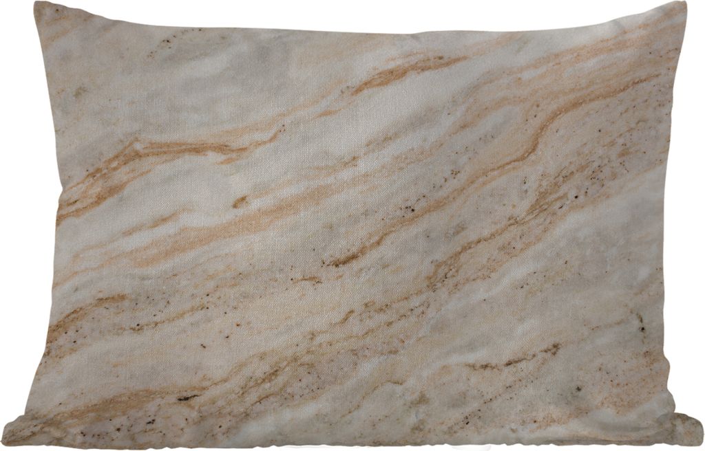 MuchoWow Outdoor Kissen - Marmor - Steine - Quarz - Textur - 60x40 cm - Wetterfest - Lounge Kissen - Zierkissen - Kissen für Innenräume