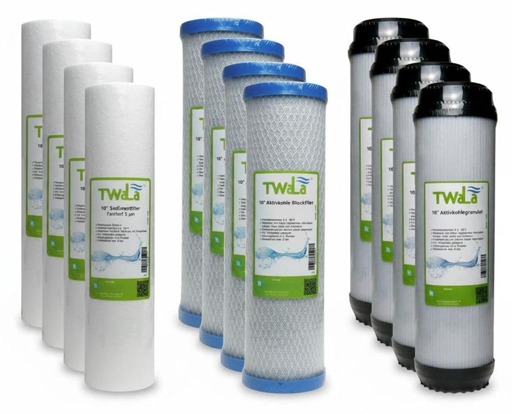 2 Jahre Filter Set TWaLa 10' 12-teilig Ersatzfilter Produktbild 