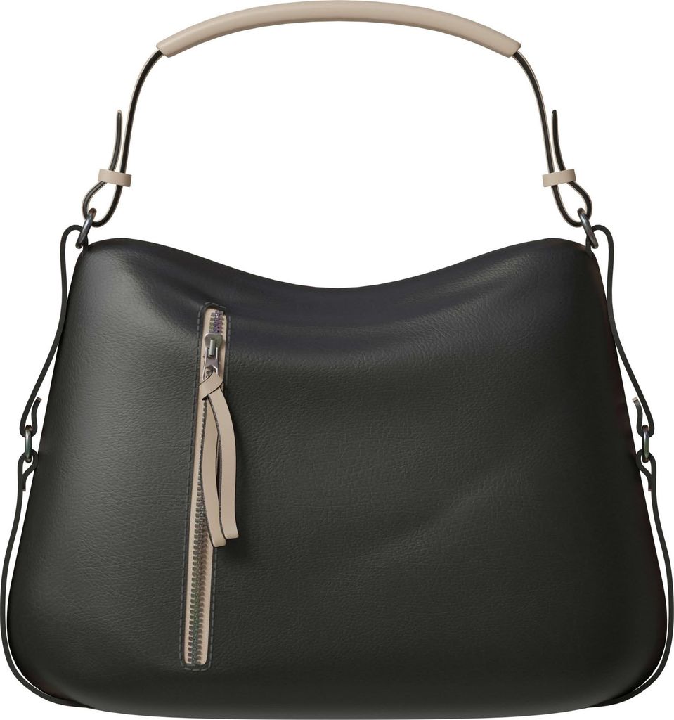 Damen Shopper Tasche groß Hobo Bag – vegane Leder Schultertasche mit Rucksackfunktion, 34x36x12 cm, geräumige Umhängetasche für Alltag & Bür...