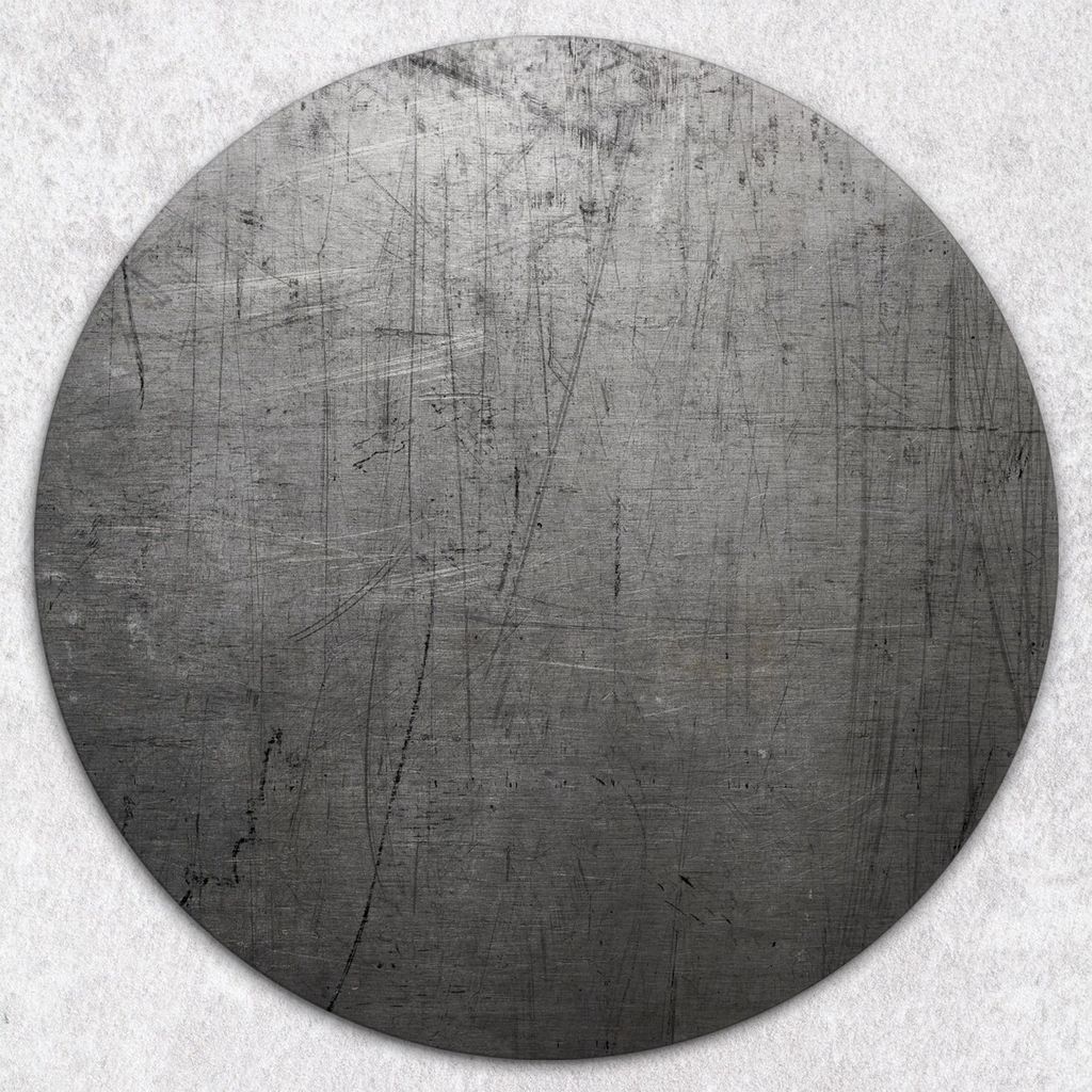 Glas-Herdabdeckplatten Glaskeramikkochfeld-Abdeckung Spritzschutz Glas Runden Schneidebrett fi40 cm - Metall