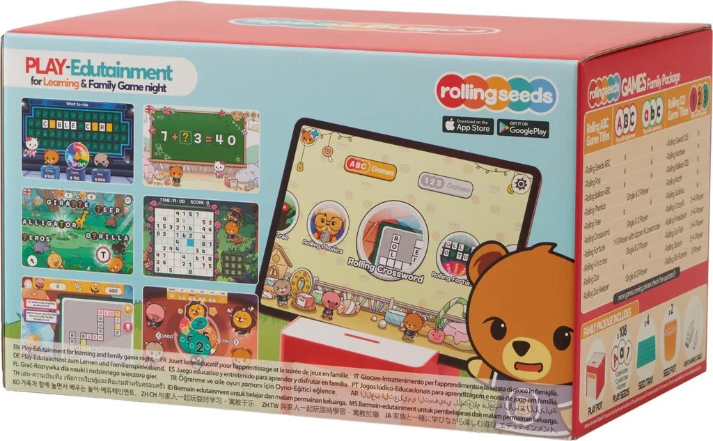 Rolling Seeds jeu éducatif connecté pack famille e-learning