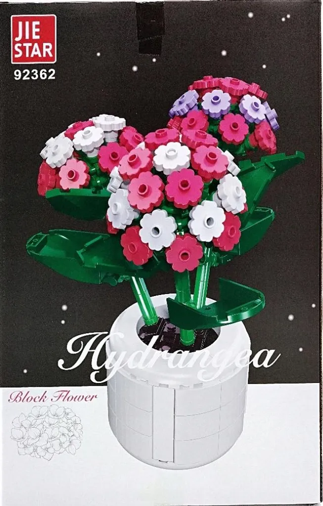 Blocs de Fleurs de Construction 342 Pièces El Vhs395 Modèle 92362 3624