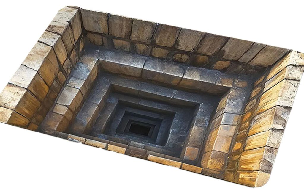 3D-Teppich mit optischer Illusion, weich, saugfähig und rutschfest, ideal für Eingangsbereich, Schlafzimmer, Wohnzimmer, Terrasse, Veranda und Flur.