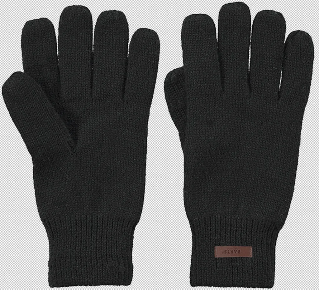 Gants BARTS Haakon Gloves Noir pour Homme - Taille L/XL en Laine Mélangée