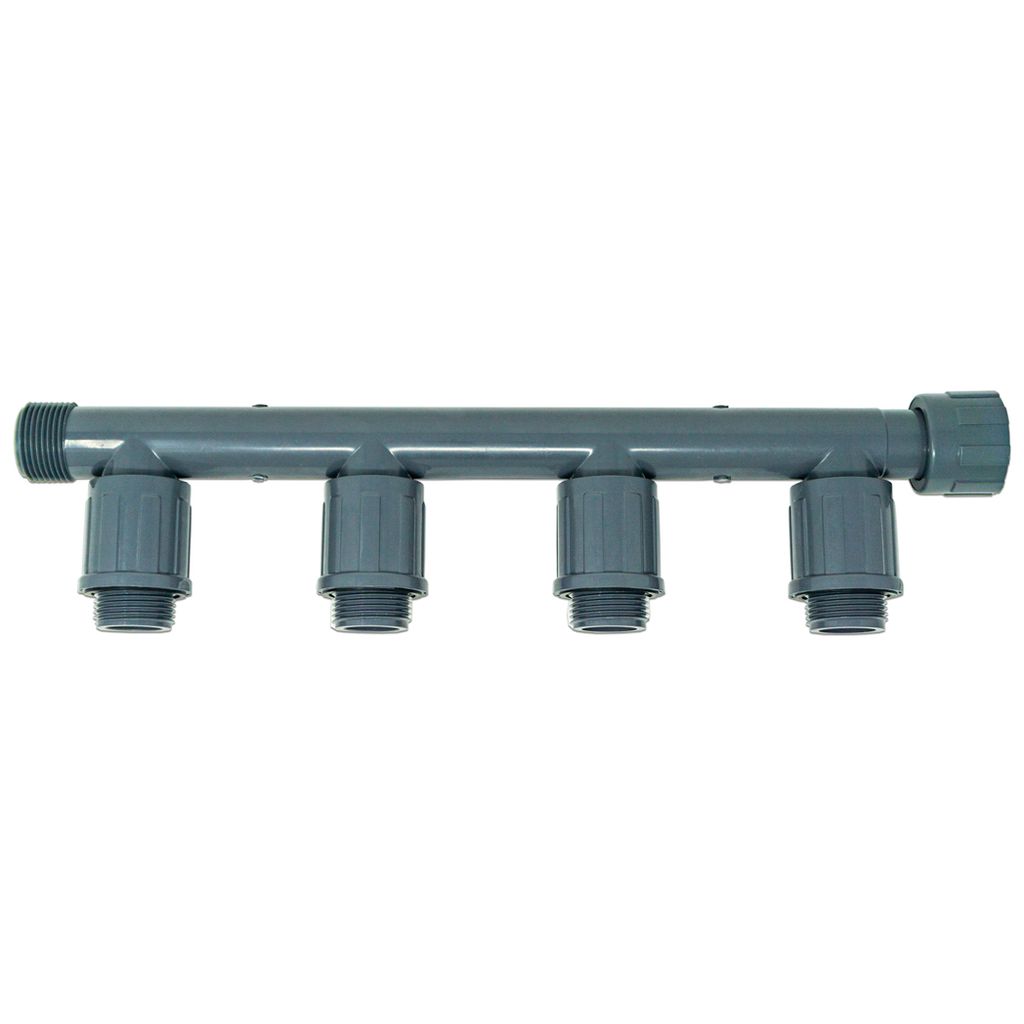 Rain Bird Verteiler PVC 1" schwenkbarer Innenstutzen x Außenstutzen 10bar grau Typ RB1