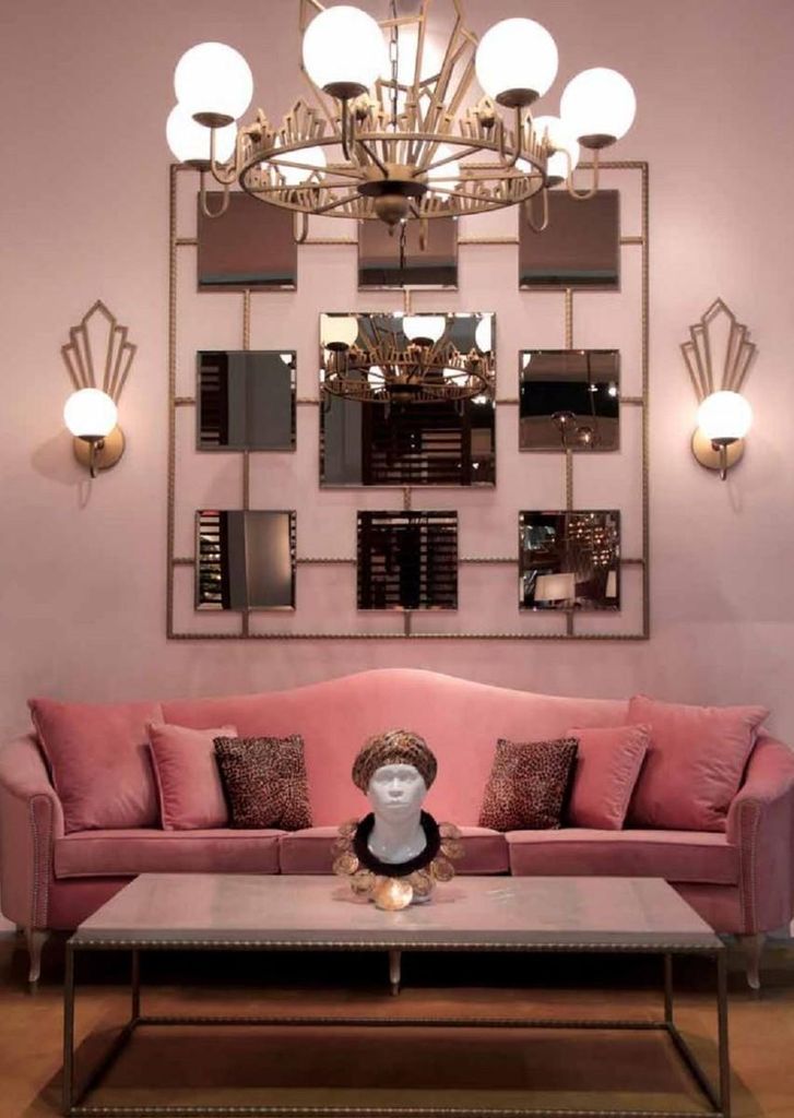 Casa Padrino Luxus Barock Samt Sofa Rosa / Grau 280 x 90 x H. 100 cm - Edles Wohnzimmer Sofa mit dekorativen Kissen - Barock Wohnzimmer Möbel - Lu...