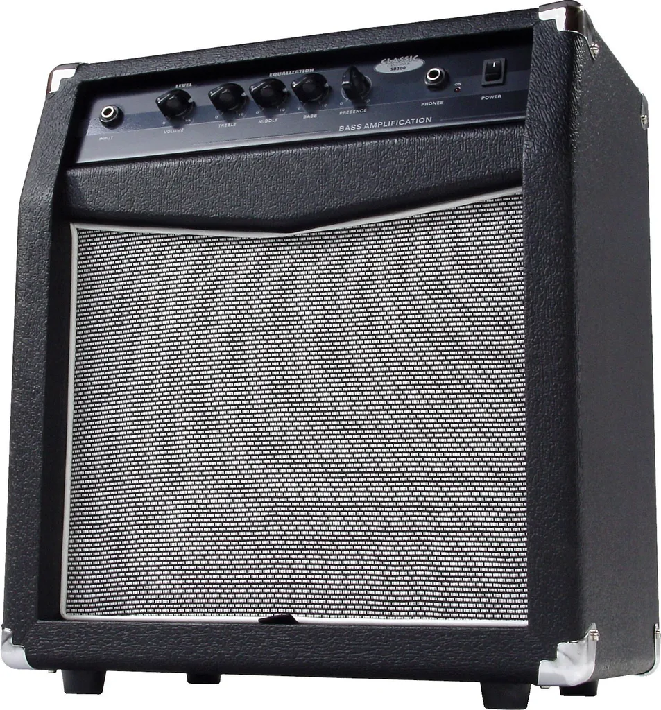 Classic Cantabile SB 300 Ampli Basse Anti-Vibration à Son Net et Puissant