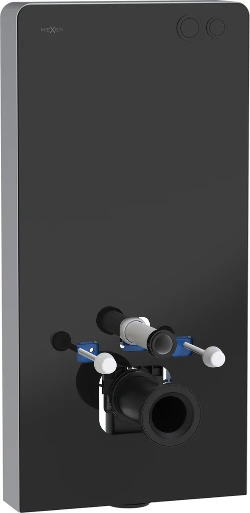 Châssis Pneumatique WC en Verre Noir Mexen Tex Air G Haute Qualité