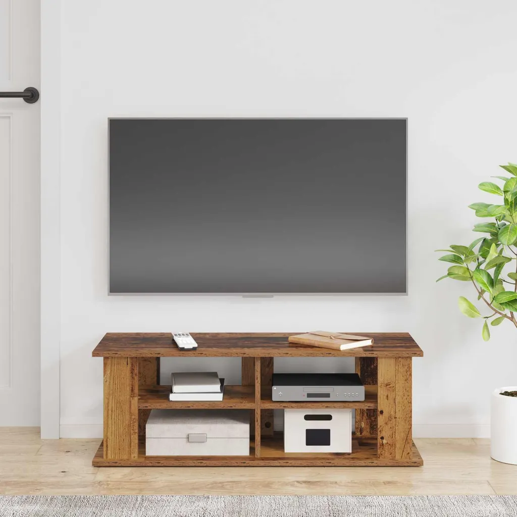 Mobile TV Maison Exclusive 96x35x33cm - Legno Antico con Anima