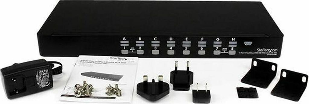 StarTech.com 16 Port 1U Rackmount USB KVM Switch with OSD (SV1631DUSBU) - KVM-Switch - 16 x KVM port(s) - 1 lokaler Benutzer - Desktop - für P/N: ...