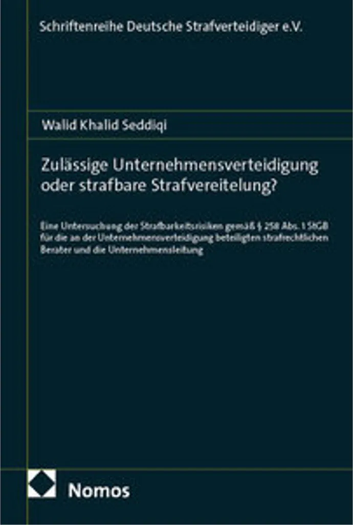 Livre de droit : Défense d'entreprise et entrave à la justice - 2024