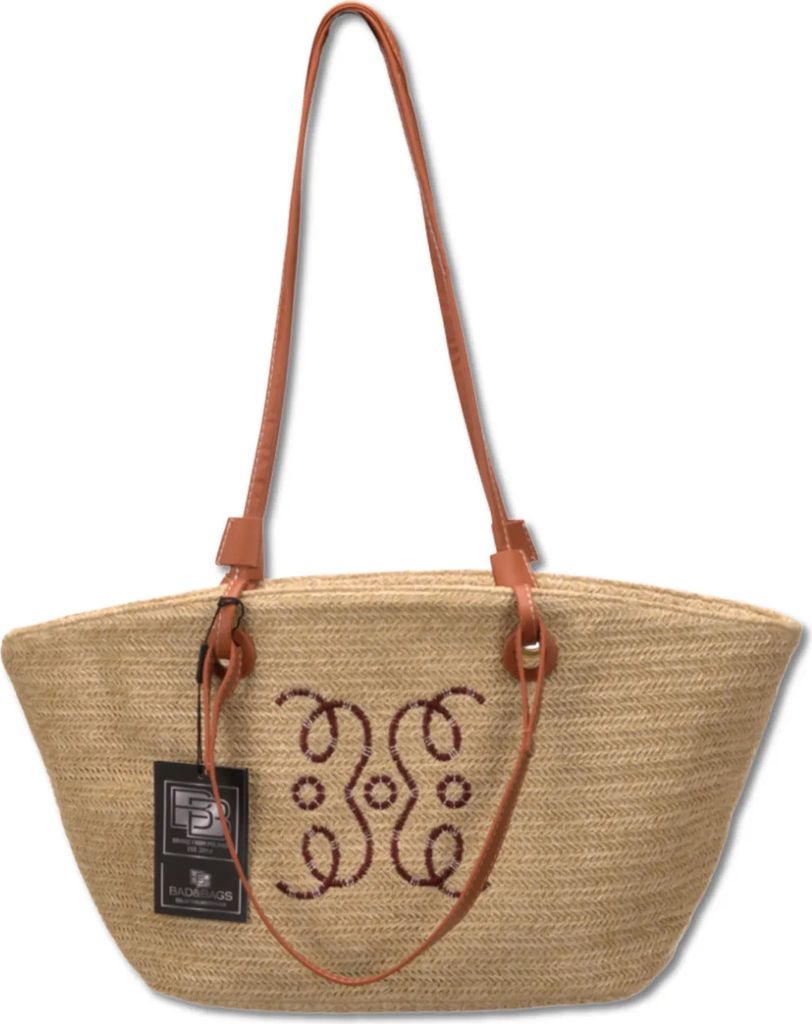 BAD&BAGS | Damska letnia torba słomkowa BAD&BAGS duża torba Zdjęcie produktu 