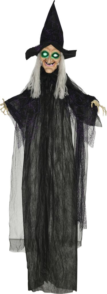 HOMCOM 183 cm Dekoracja na Halloween Czarownica z Zdjęcie produktu 
