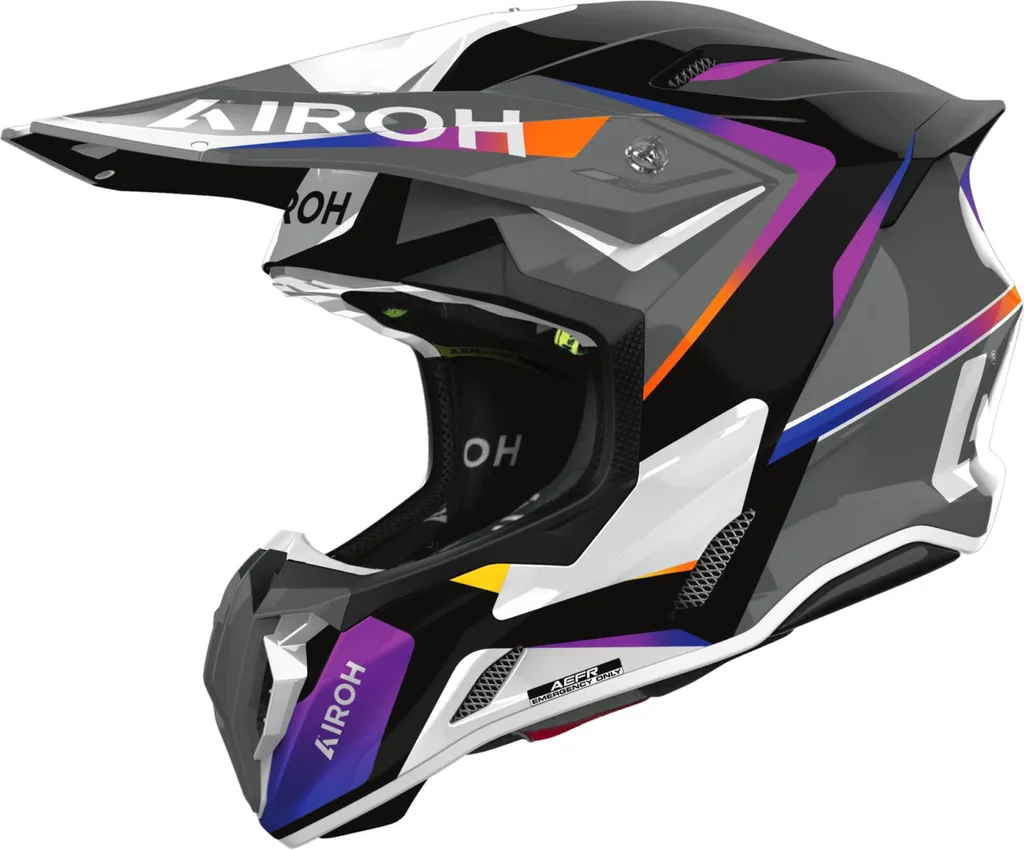 Casque Airoh TW3H38 : Confort et Sécurité Maximale contre les Chocs MX