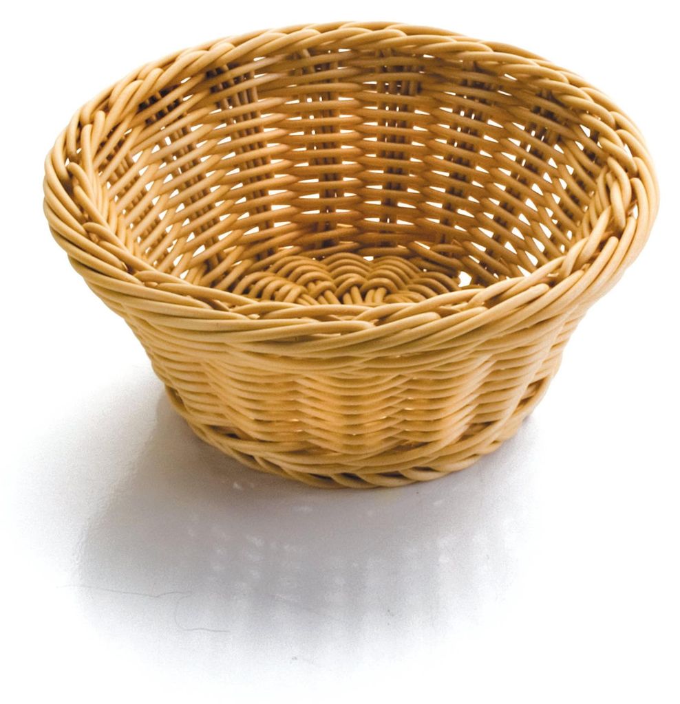 LACOR 63472 Runde Brotkorb, Polypropilene, beige, 21 x 21 x 8 cm