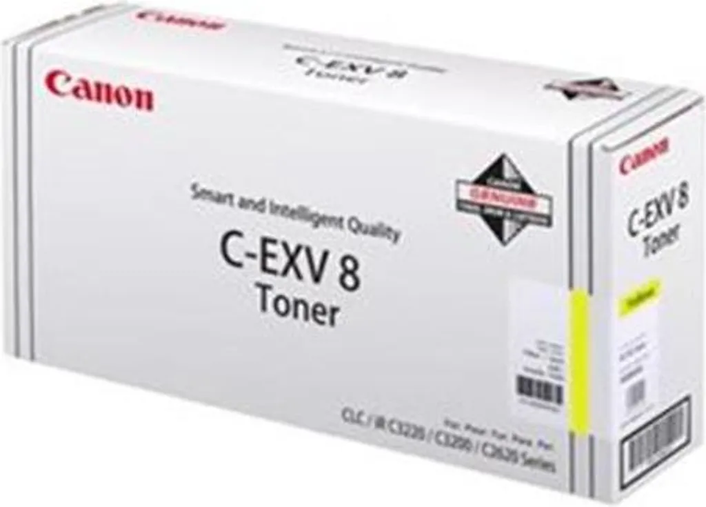 Cartouche toner Canon C-EXV8 jaune authentique pour copieur